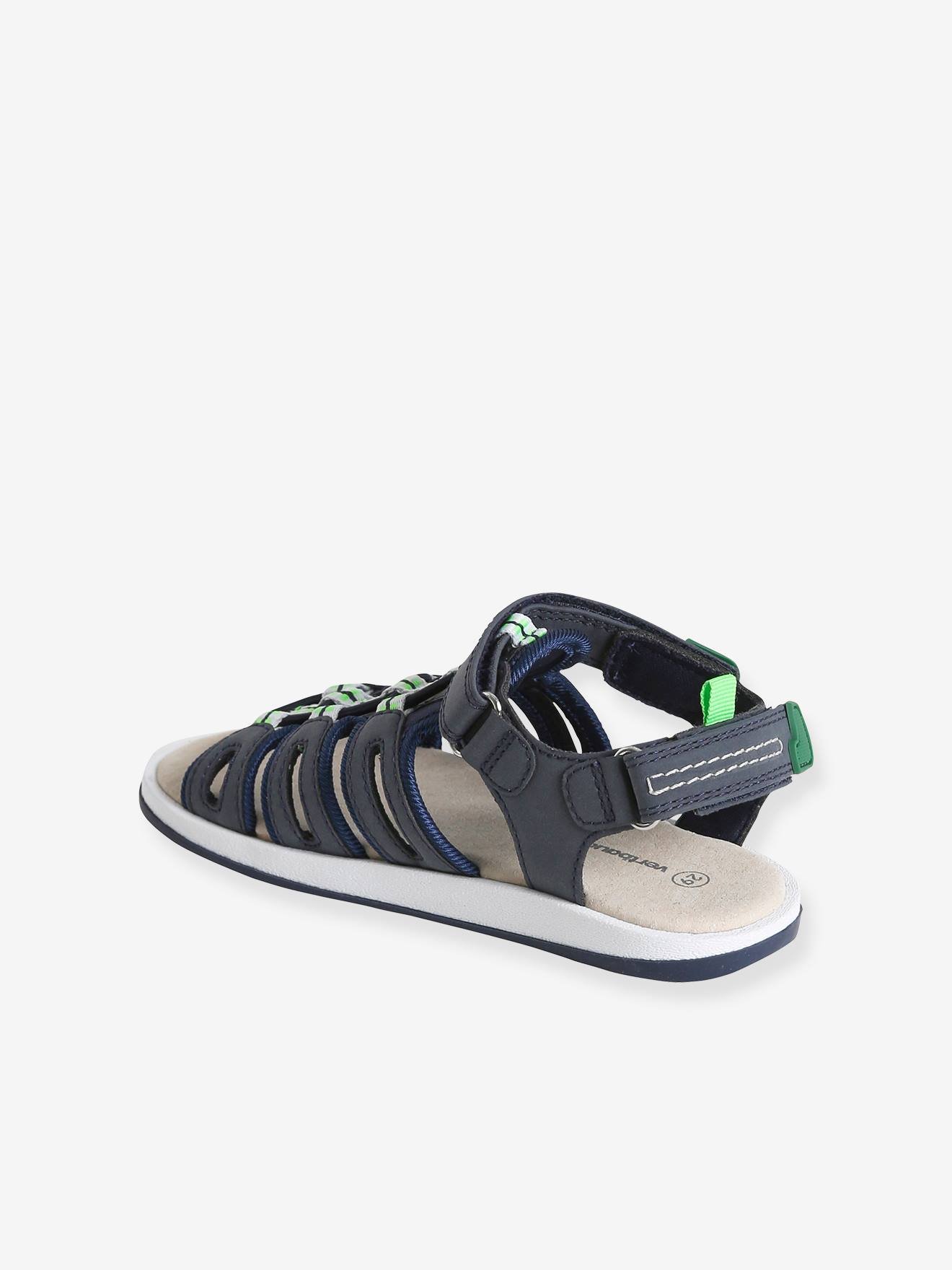 Vertbaudet Kinder Klett-Sandalen - marine