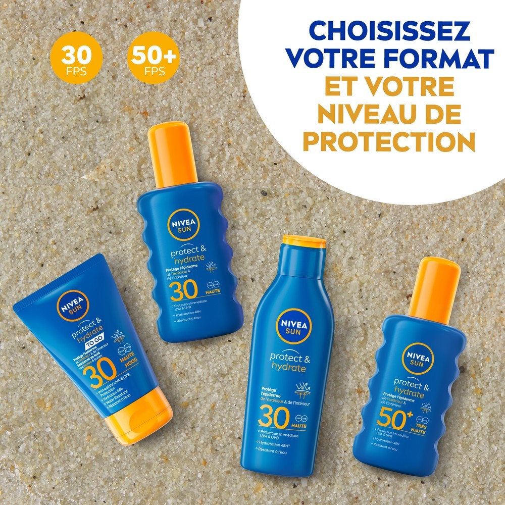 Spray idratante con protezione solare NIVEA SPF50+