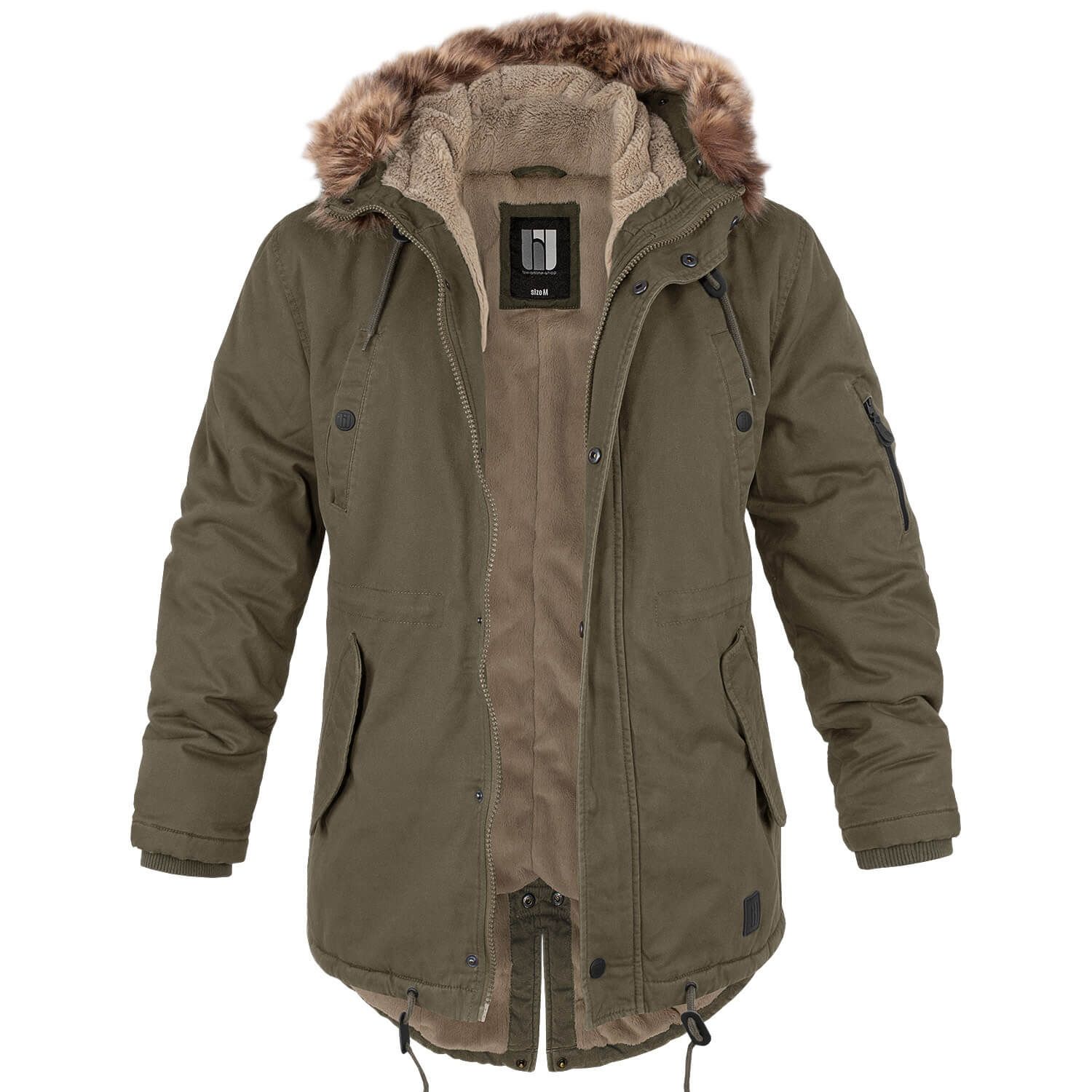 Fishtail Winterparka mit Futter