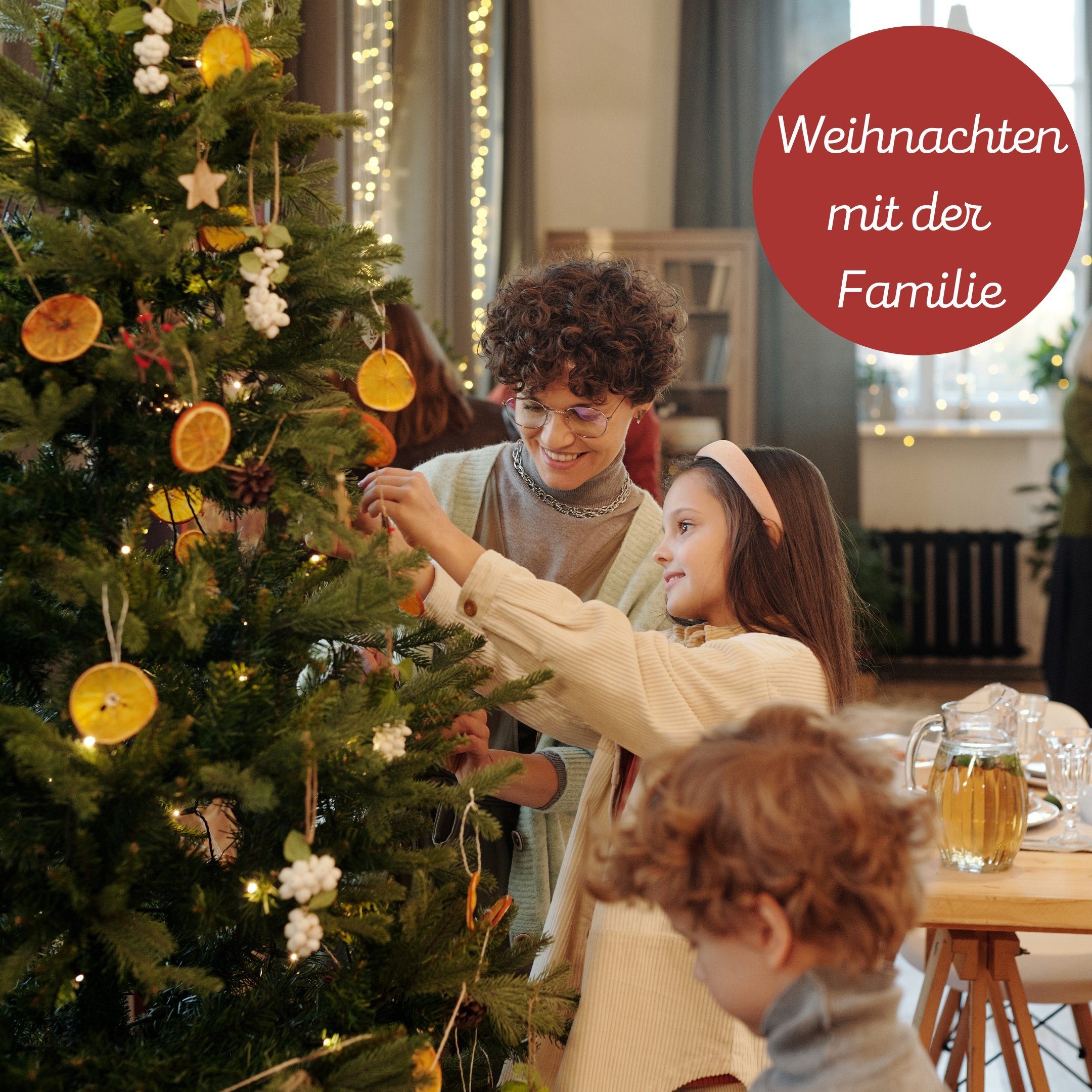 TAB Künstlicher Weihnachtsbaum Gute Qualität Künstlicher Weihnachtsbaum, mit 1500 Spitzen und 500 LED Lichtern, Schnellaufbau mit Klappsystem