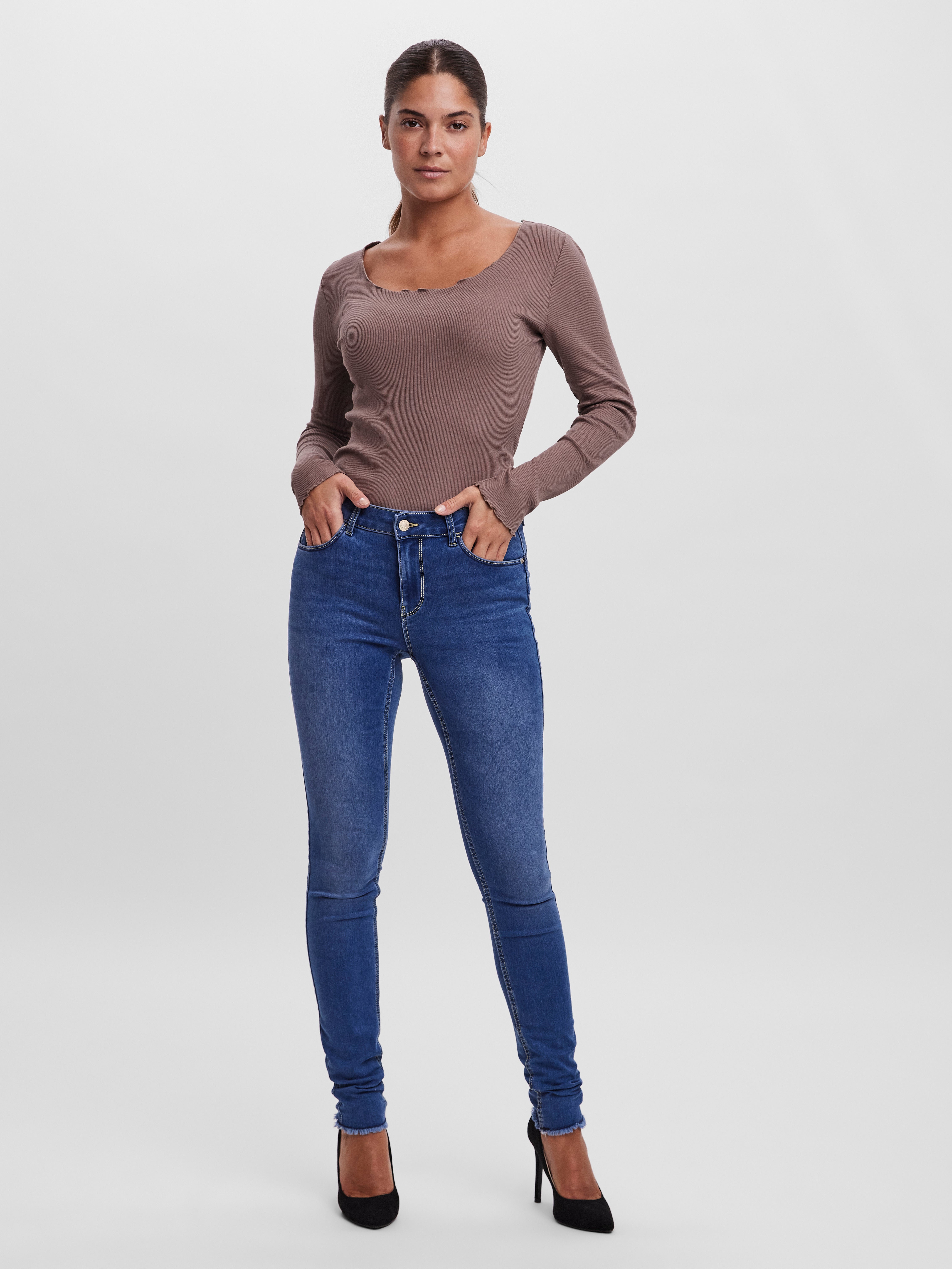 VMSEVEN Mid Rise Slim Fit Jeans