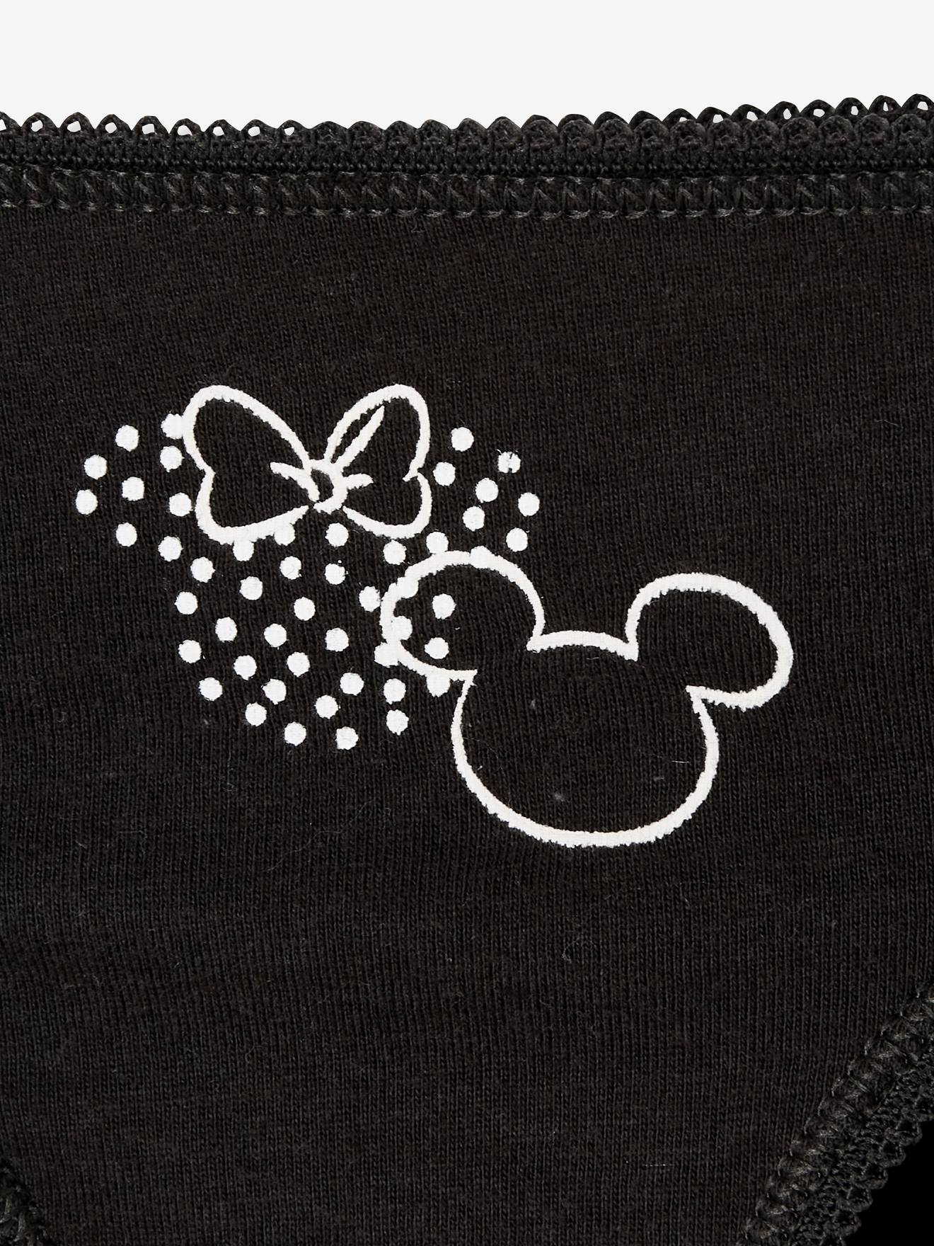 Lot de 3 culottes DS Minnie® gris/blanc aop