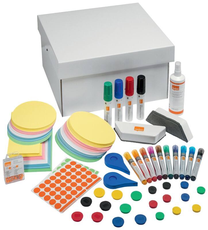 Nobo Move & Meet Whiteboard und Notiztafel Teamwork Starter-Kit 1915567