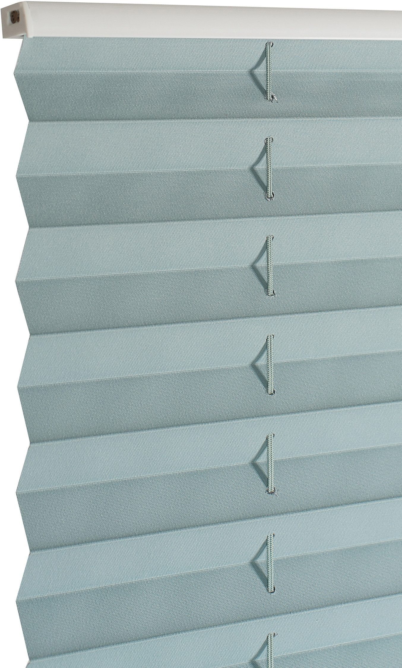 Plissee Klemmfix Pisa, K-HOME, verdunkelnd, ohne Bohren, verspannt, Klemmfix