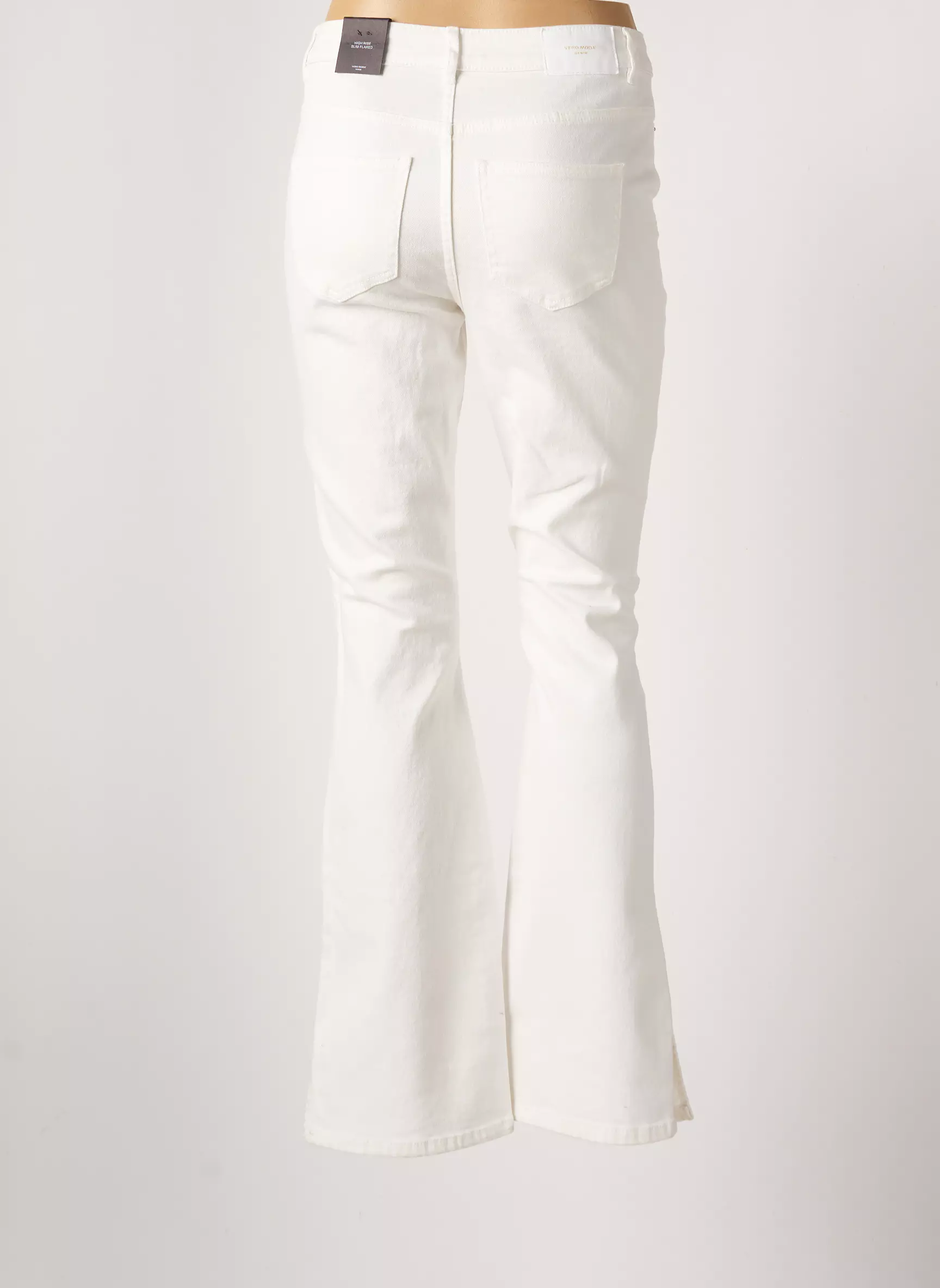 Vero Moda Jean Flare Femme couleur blanc