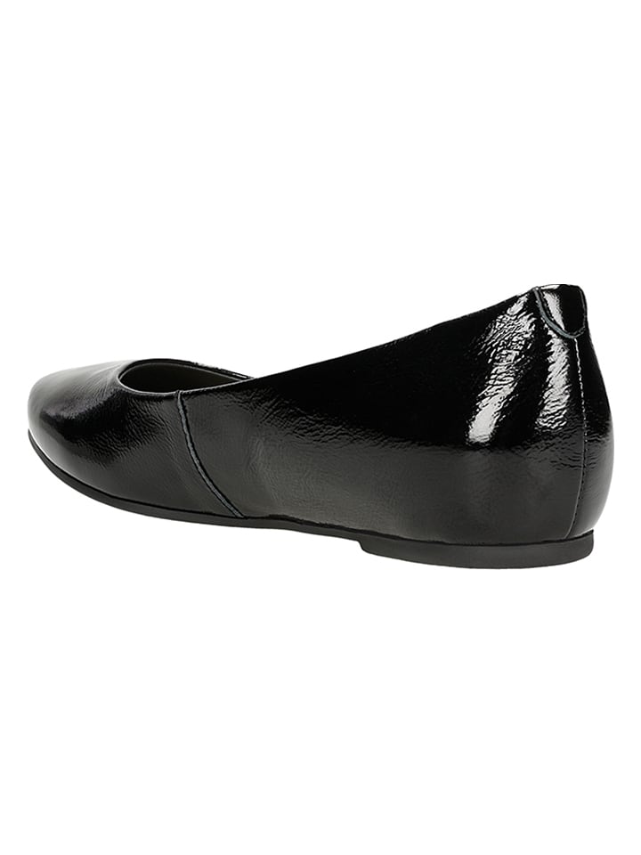Wojas Leder-Ballerinas in Schwarz günstig kaufen