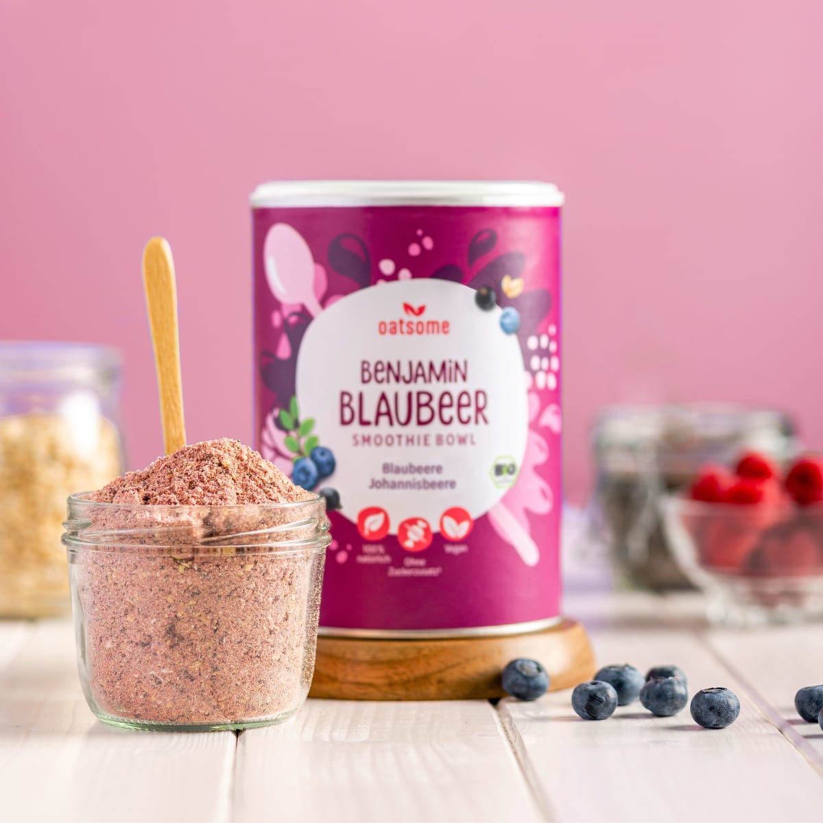 Smoothie Bowl Pulver Benjamin Blaubeer, Blaubeere & Johannisbeere, 400 g