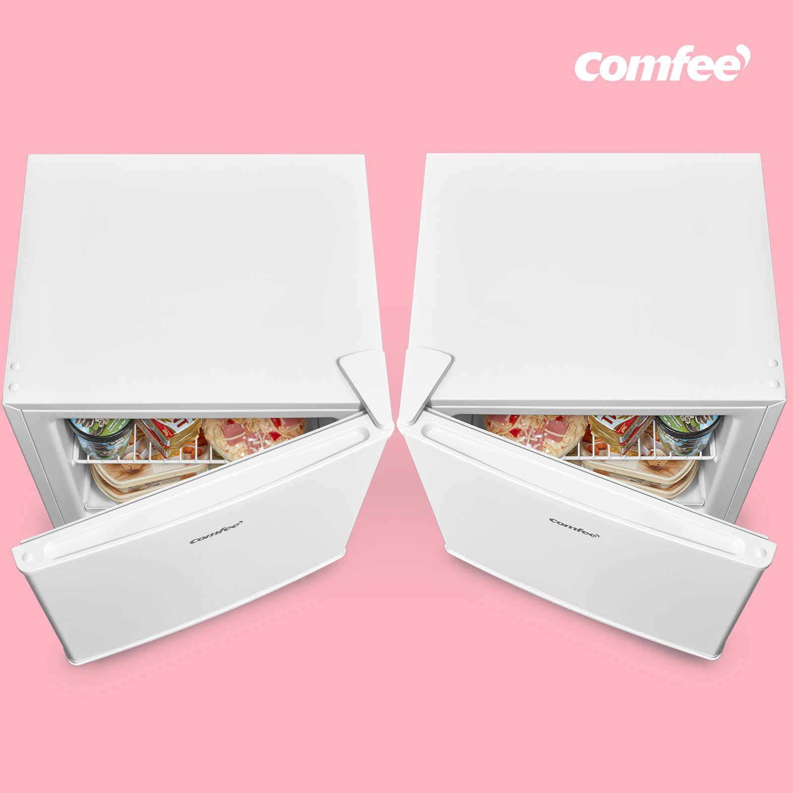 comfee Gefrierschrank RCU40WH2(E), 49.2 cm hoch, 47.2 cm breit