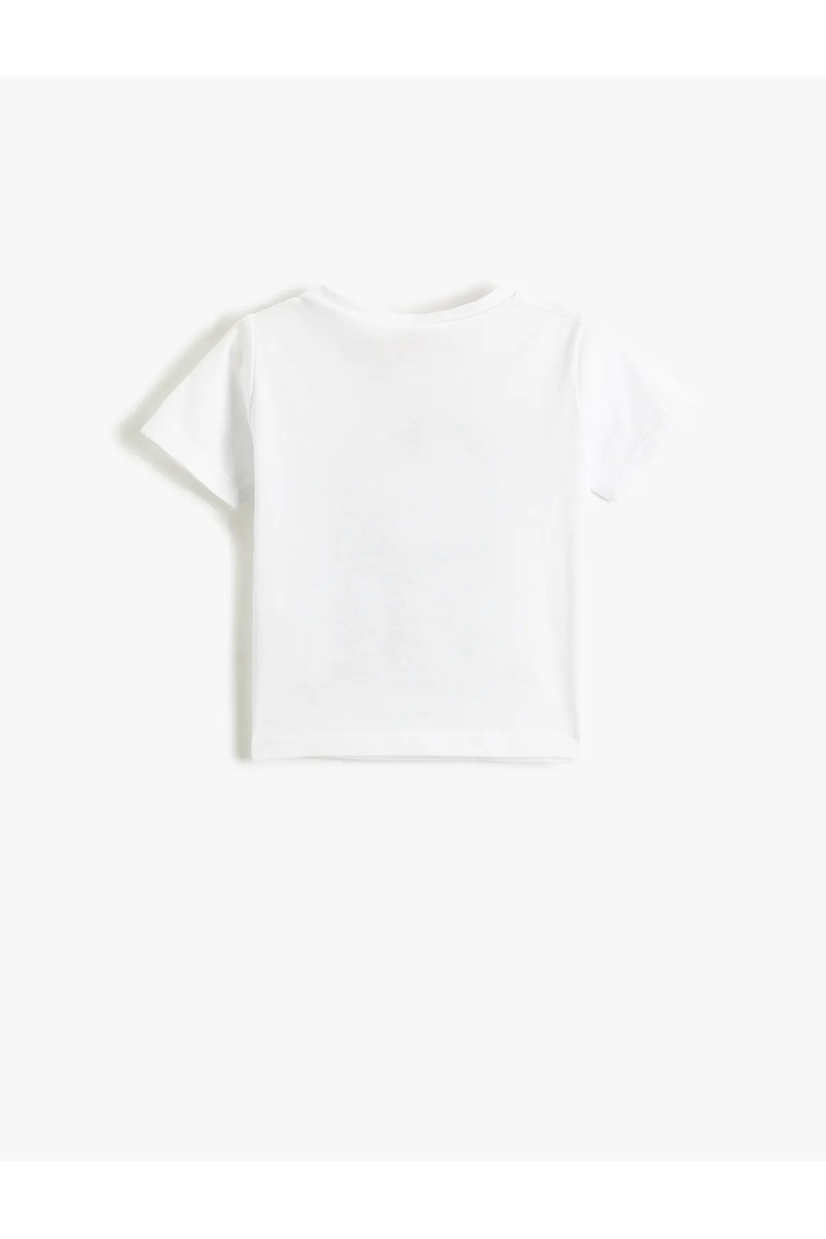 Koton  Atatürk bedrucktes T-Shirt mit kurzen Ärmeln und Rundhalsausschnitt