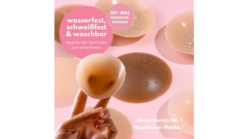 NIPPLI Nippelcover Nude mit Kleber
