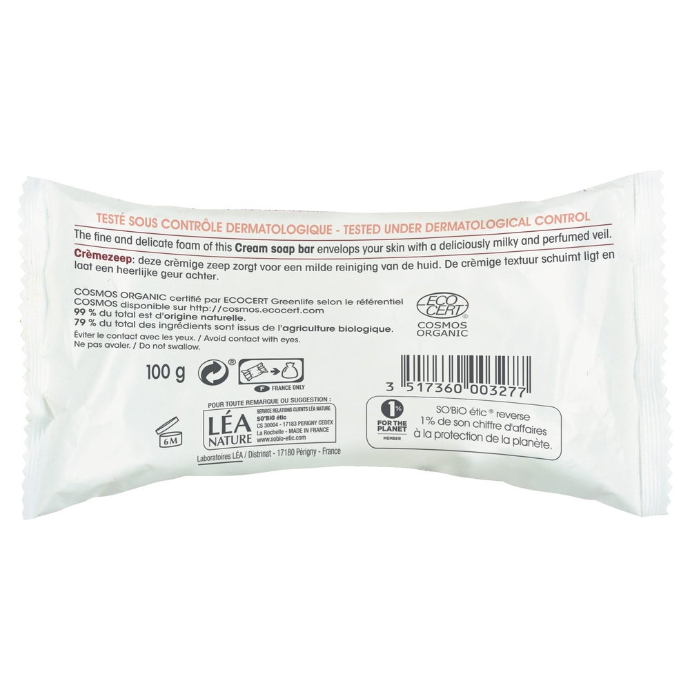 LÉA NATURE SO BiO étic Savon crème, Mon Lait d'Ânesse Savon crème