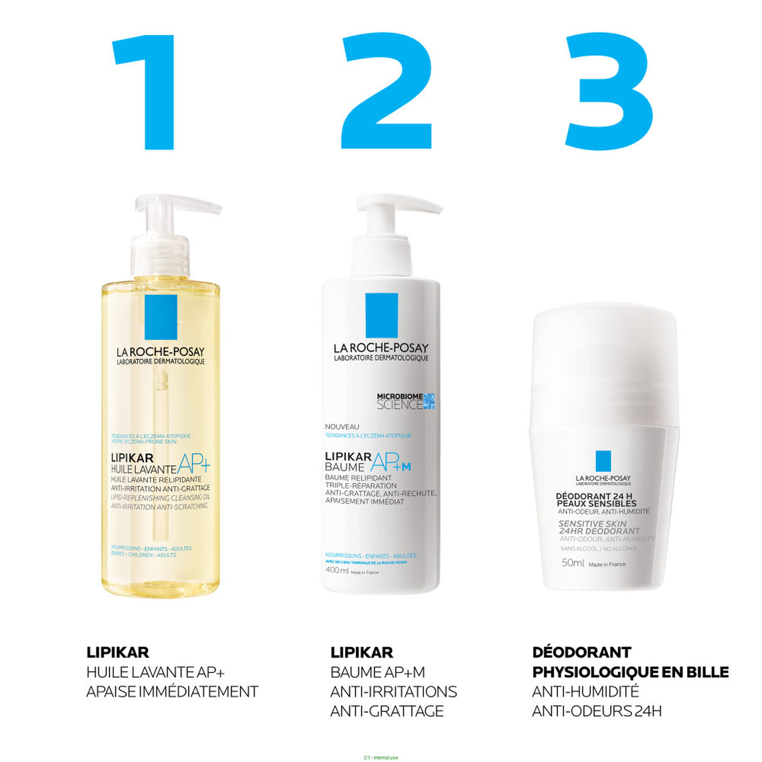 la roche-posay Déodorant Physiologique 24h Roll-On Anti-Odeurs & Anti-Humidité 2x50 ml