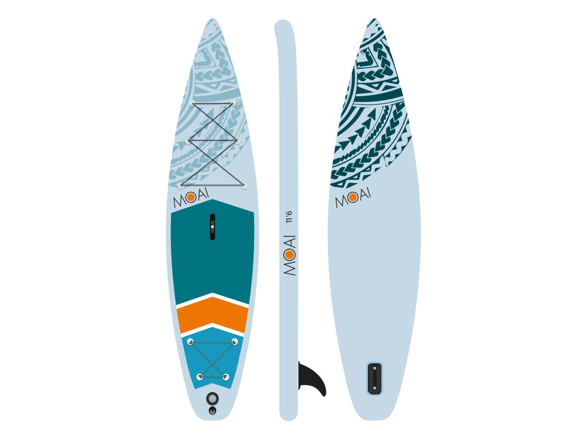 MOAI TOURING 11’6 Aufblasbares SUP Board Set