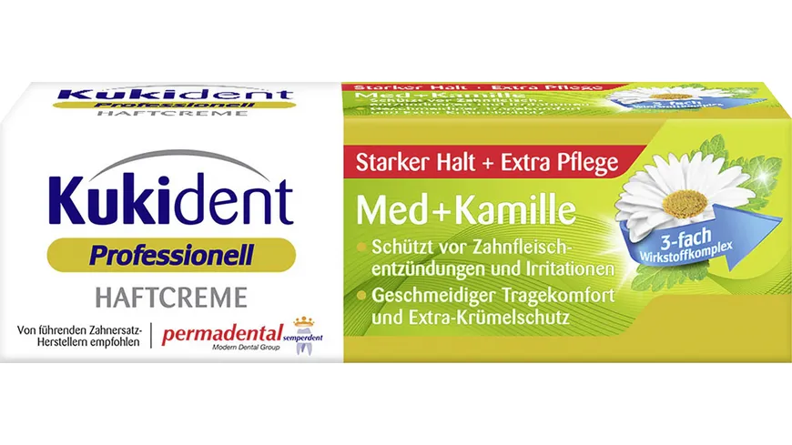 Kukident Haftcreme Med+Kamille 40 g