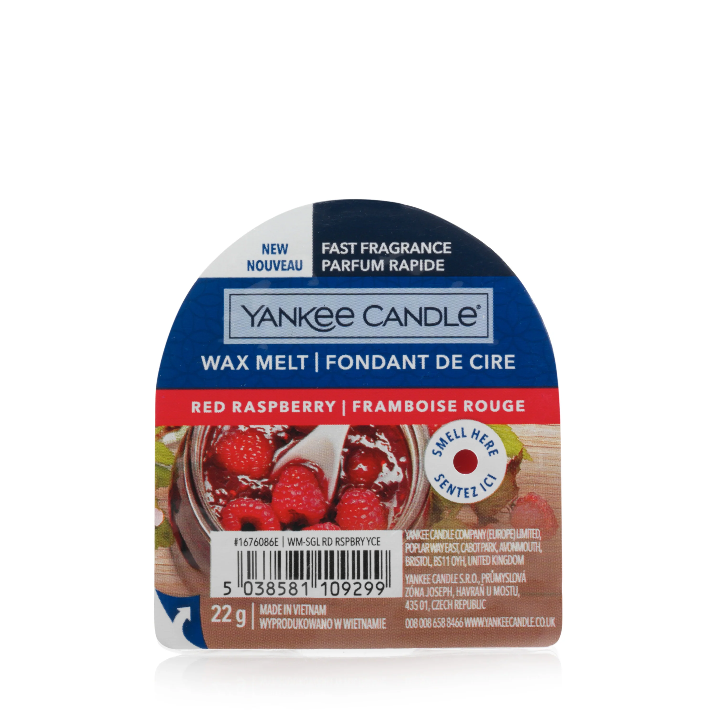 Duftwachs Rote Himbeere - Candela Perfumata