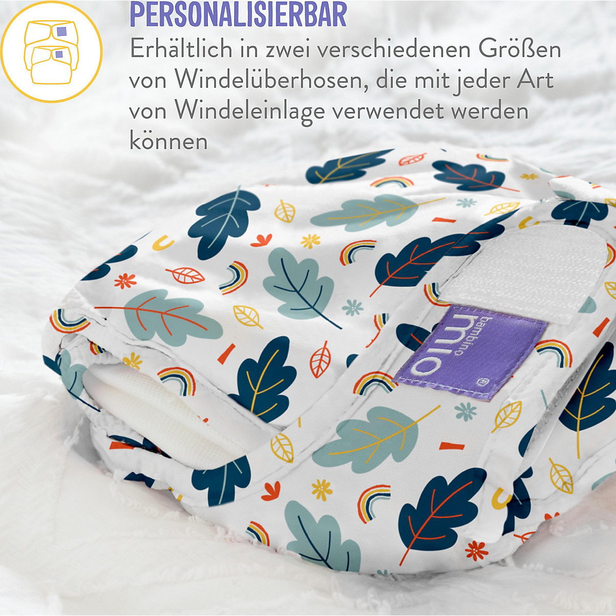 Bambino Mio, mioduo Windelüberhose, Sanfte Schlafmütze, Größe 1 (<9Kg)