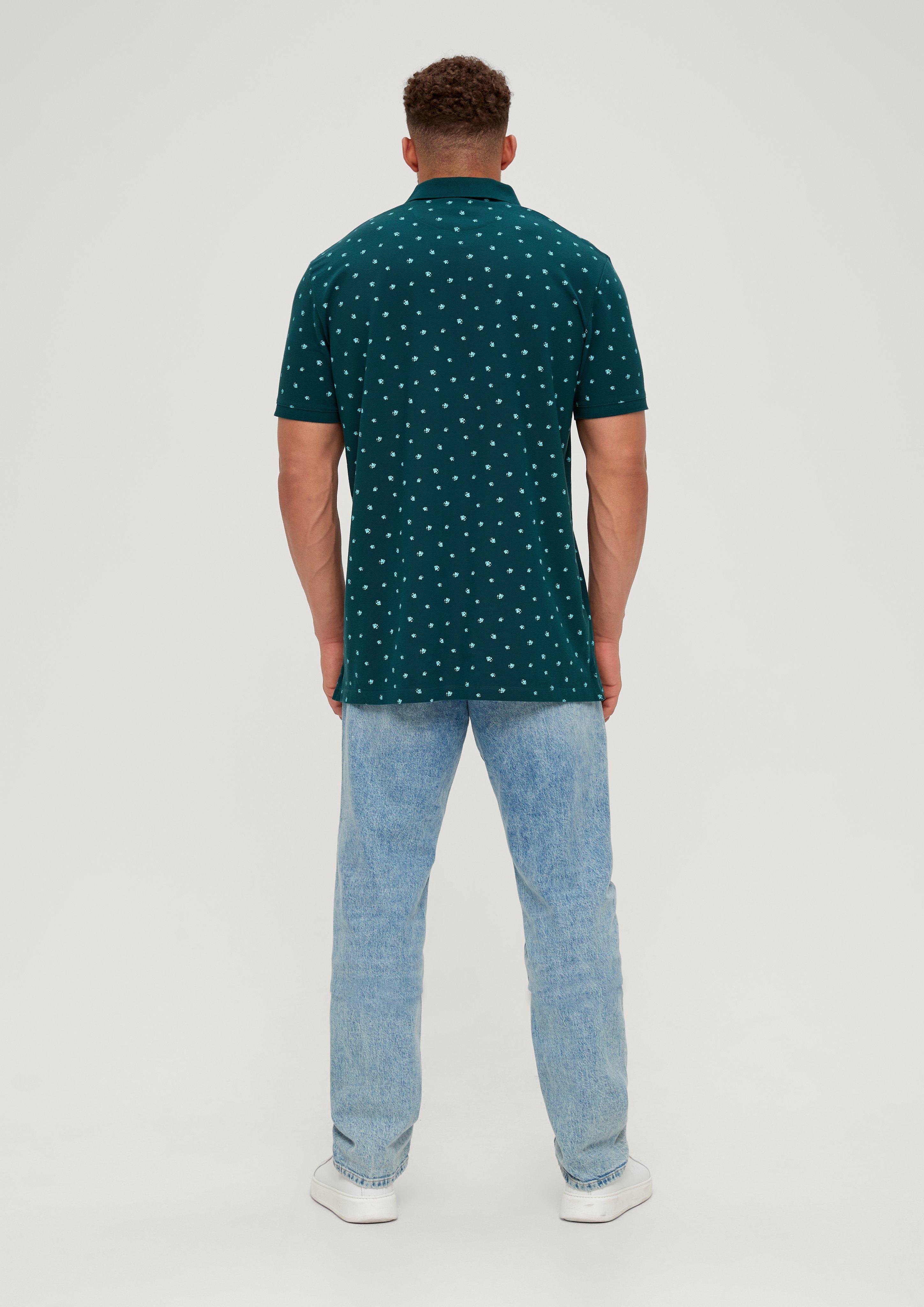 Poloshirt mit Minimalprint  2133345-79A0