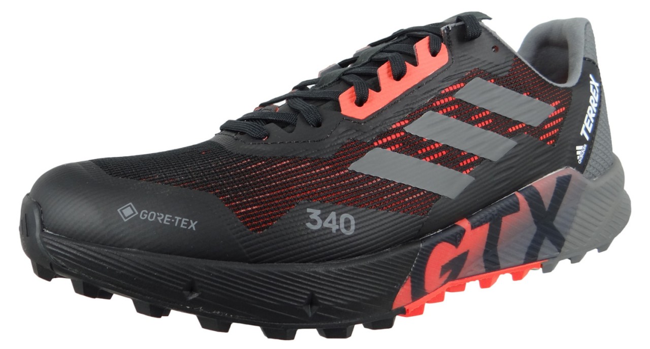 ADIDAS Freizeit Schnürer schwarz