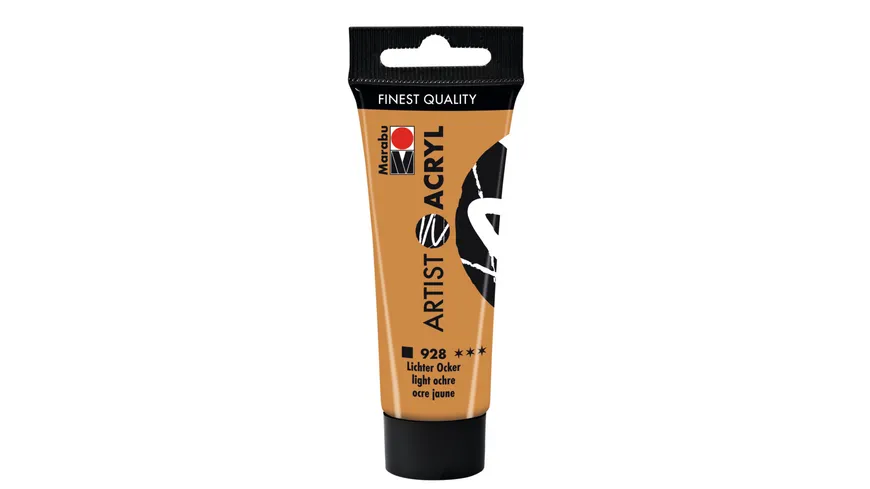 Marabu Artist Acryl, Lichter Ocker 928, 22 ml 22 ml