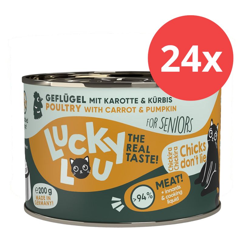 Sparpaket Lucky Lou Senior 24 x 200 g zu TOP-Preisen | bitiba.de