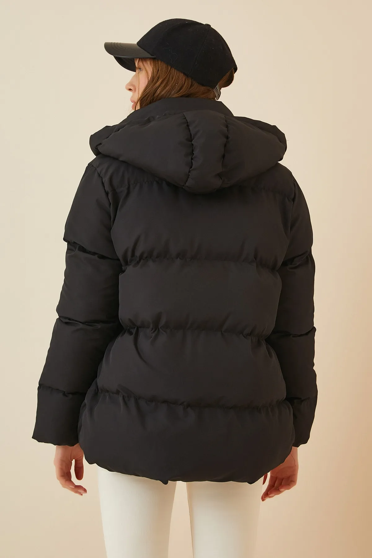 Happiness İstanbul  Winterjacke - Schwarz - Puffer