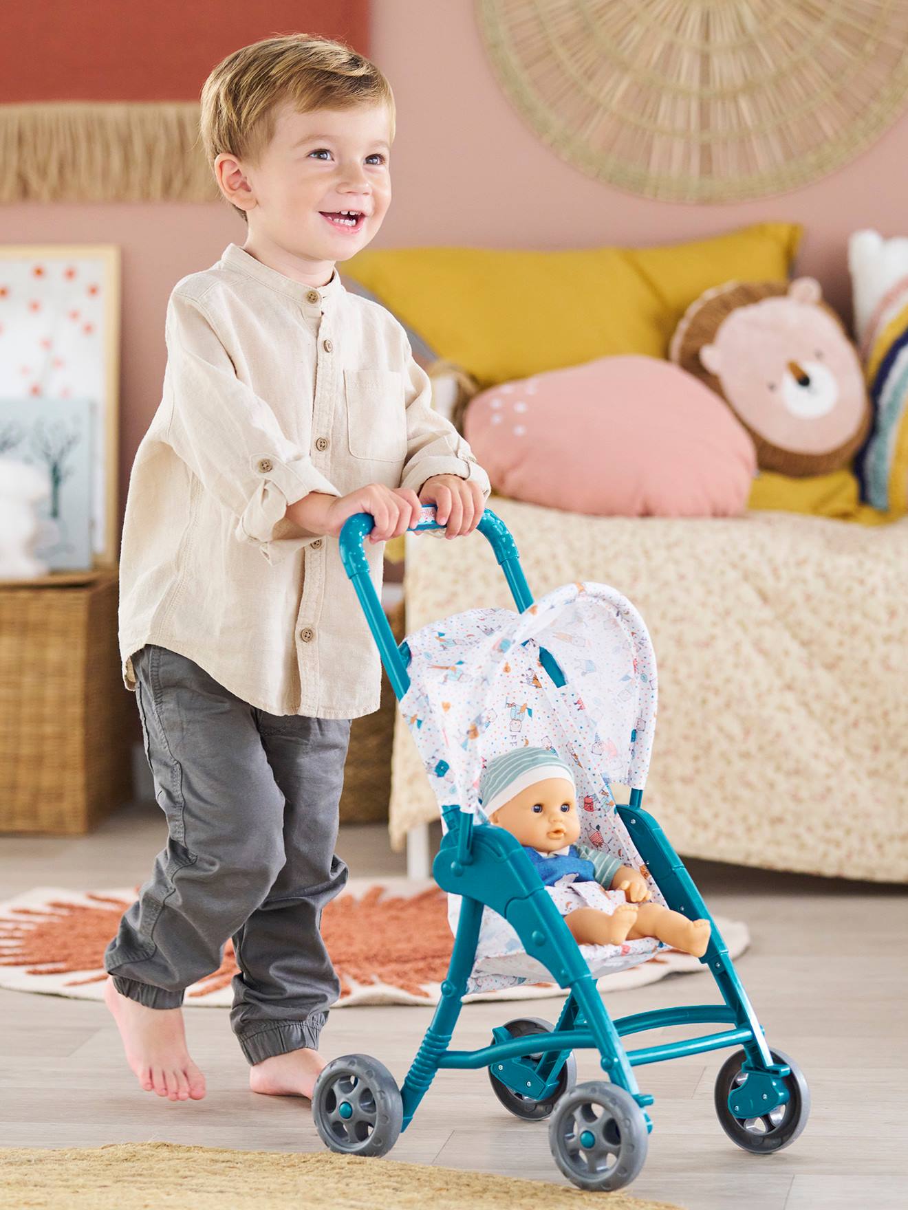 Corolle Puppenbuggy COROLLE 30 cm - blau