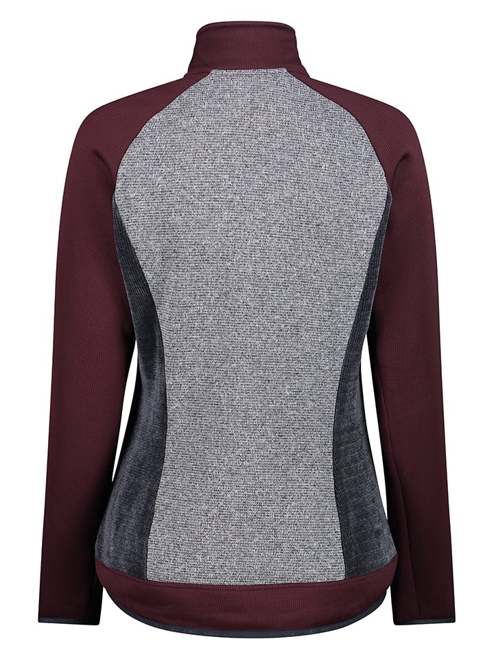 CMP Fleecejacke in Bordeaux/ Grau günstig kaufen