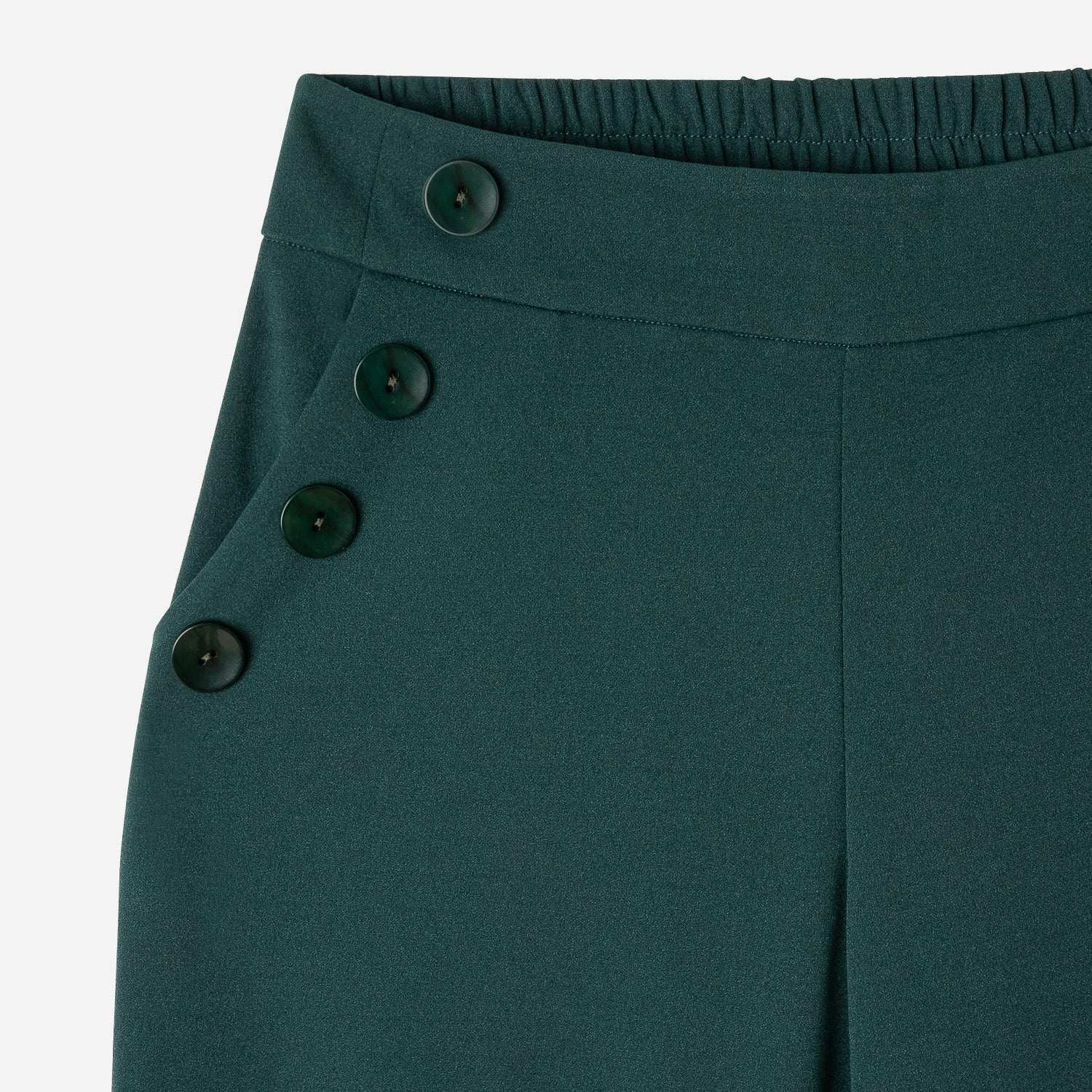Pantalon large TEXTO vert foncé