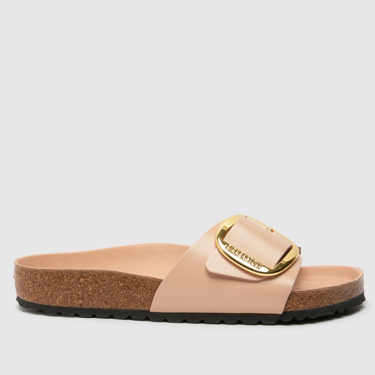 BIRKENSTOCK – Madrid – Beige sandaler med stort spänne