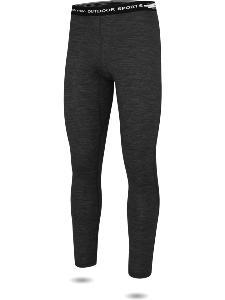 Normani Outdoor Sports Herren Merino Unterwäsche-Set Melbourne/Sydney in Anthrazit günstig kaufen