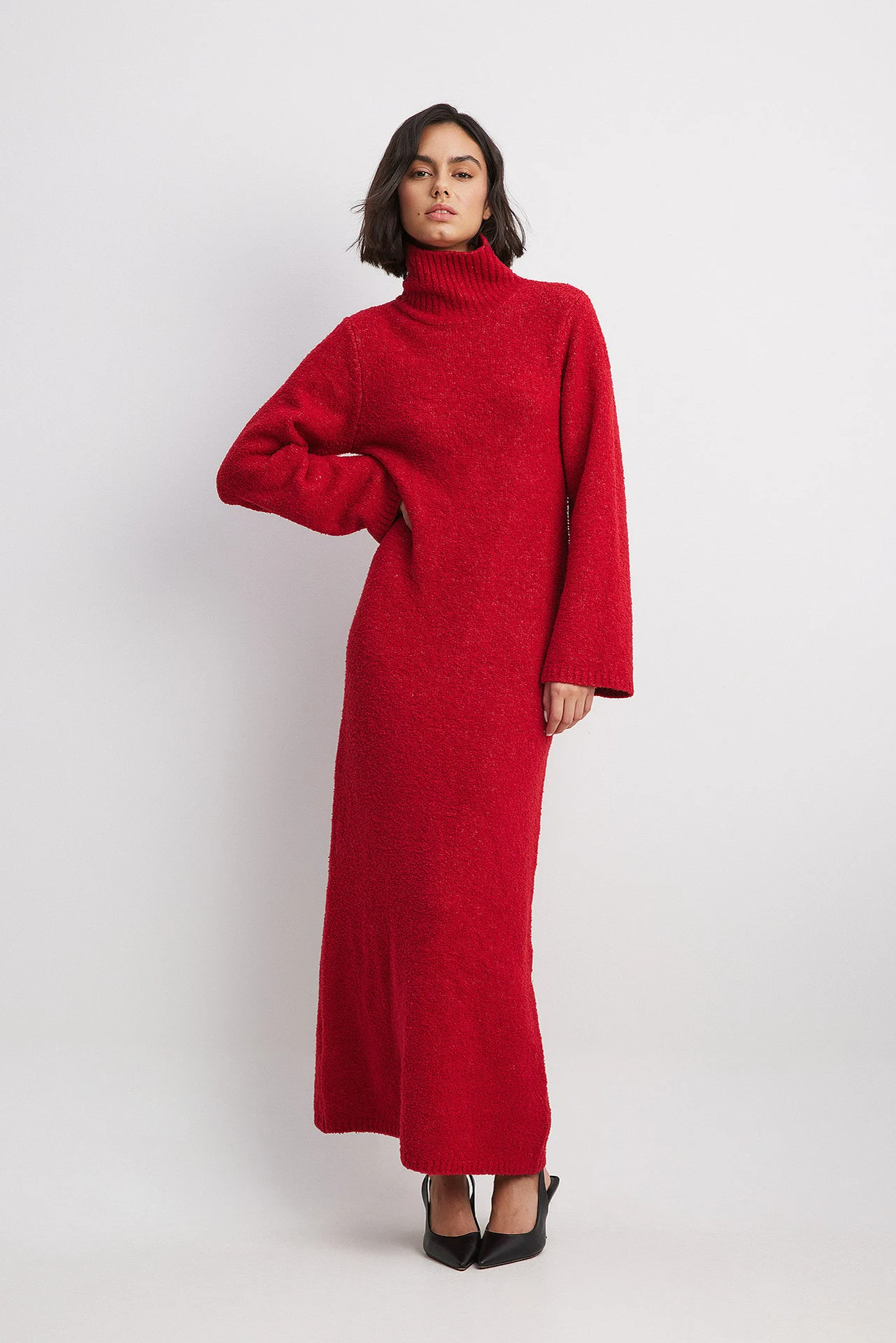 Gestricktes Maxikleid