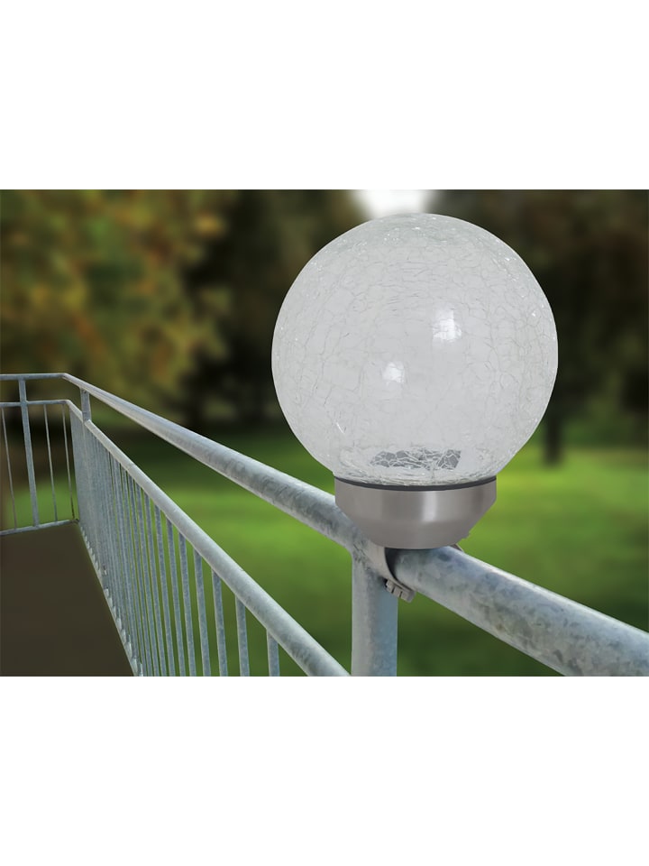 näve LED Solarleuchte in weiß - (L)15 cm x (B)15 cm x (H)18 cm günstig kaufen onesize