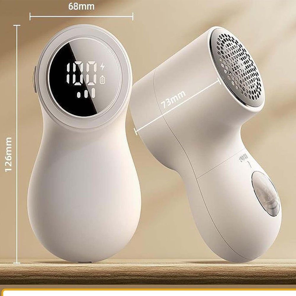 Sarfly Fusselrasierer Fusselrasierer Elektrisch Fusselentferner Wiederaufladbar mit 3 Modi, Intelligente LED-Anzeige, USB-C-Ladeanschluss
