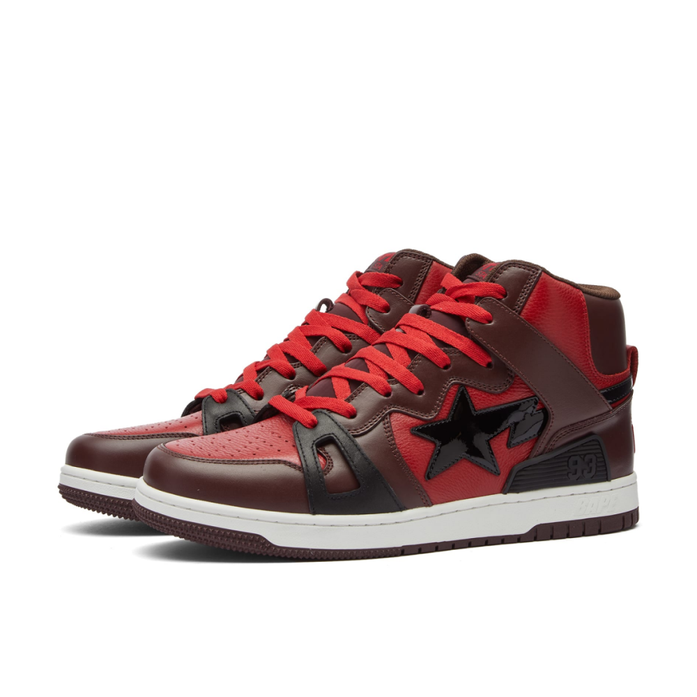A Bathing Ape Bape Sta 93 Hi 001FWJ301019I-RED / rot