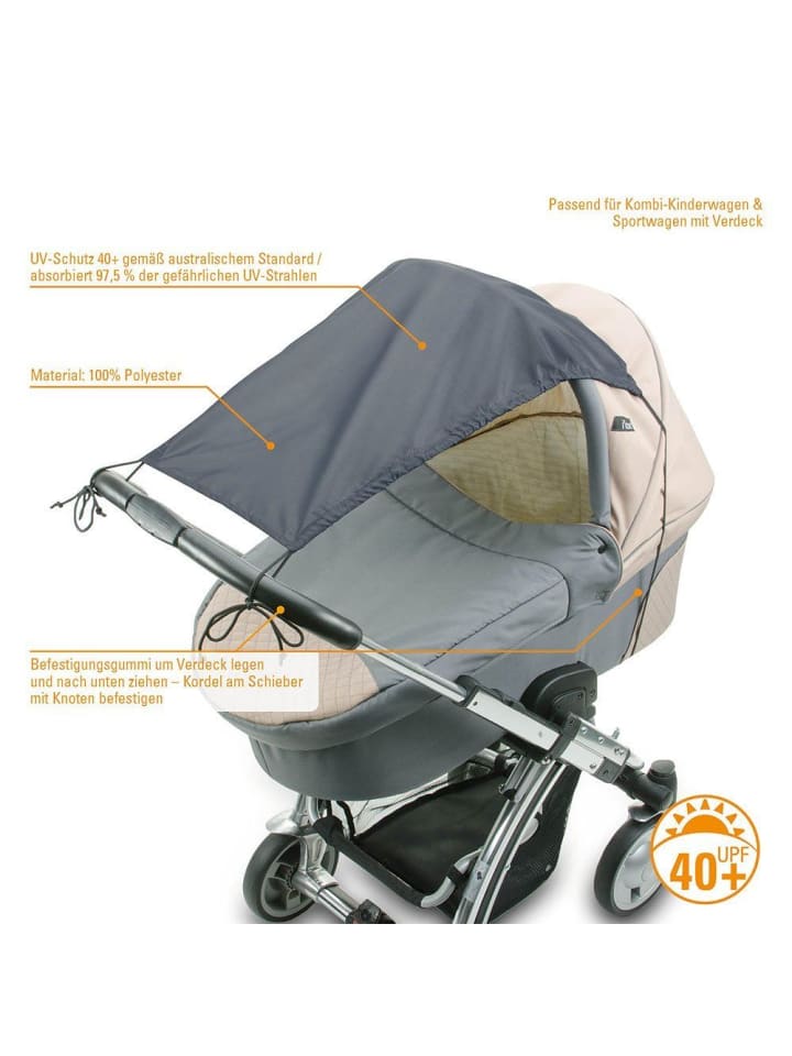 DIAGO Sonnensegel Basic 40  - Anthrazit in grau günstig kaufen onesize