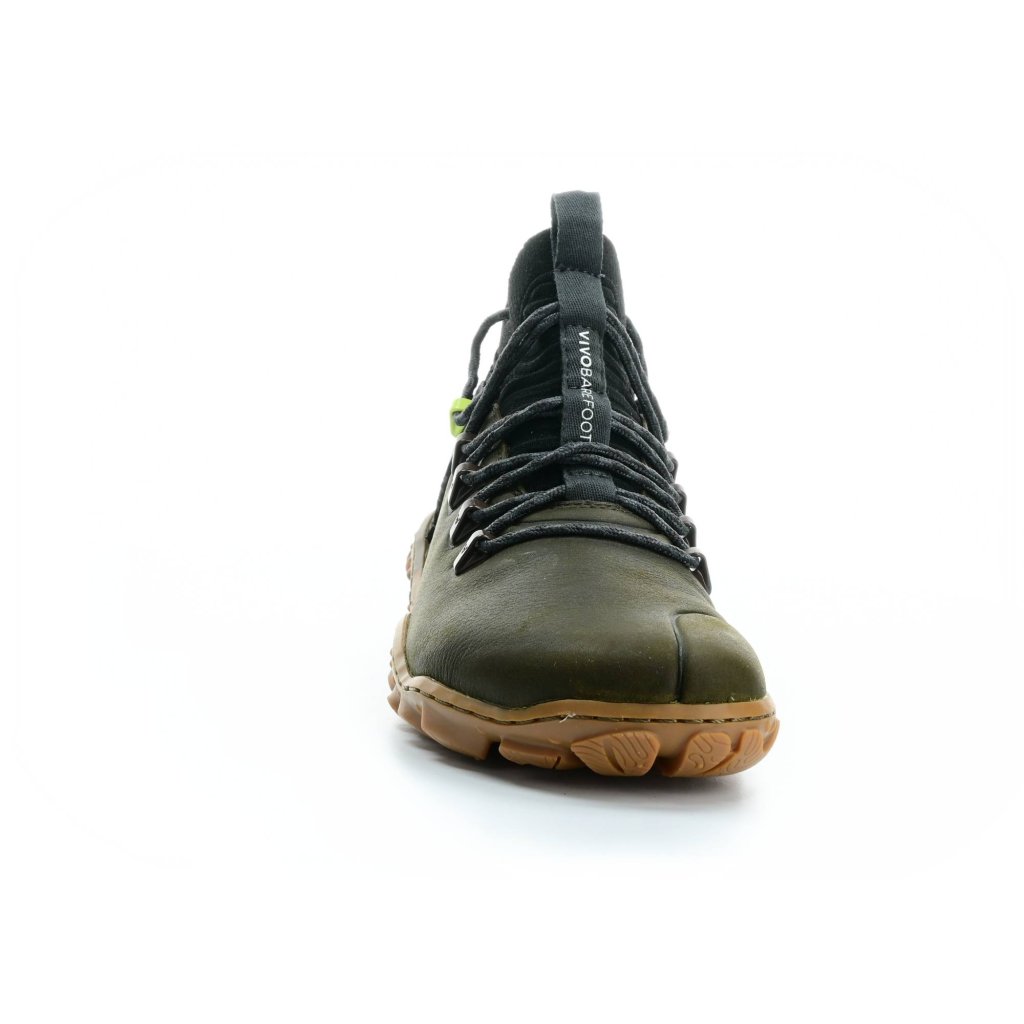 Vivobarefoot Magna Forest ESC L Bracken Lime Leather Barfuß-Wanderschuhe