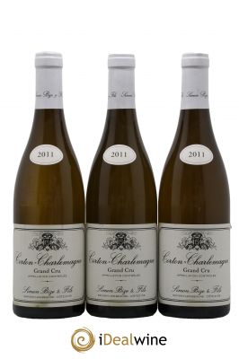 Corton-Charlemagne Grand Cru Simon Bize & Fils  2011 - Lot de 3 Bouteilles