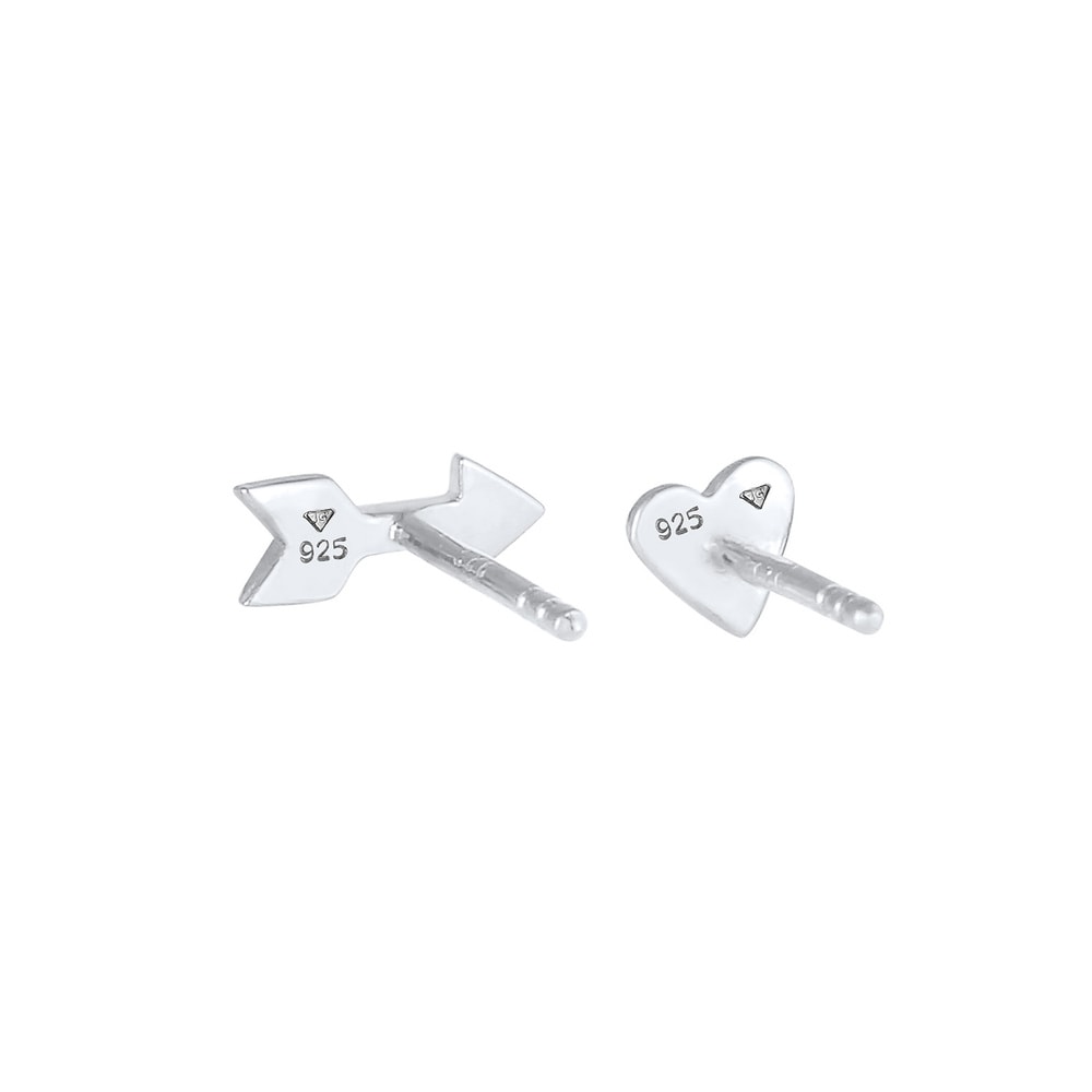 Elli Elli Boucles d'Oreilles La tendance du symbole de l'amour de la flèche du coeur f Boucles d'oreilles
