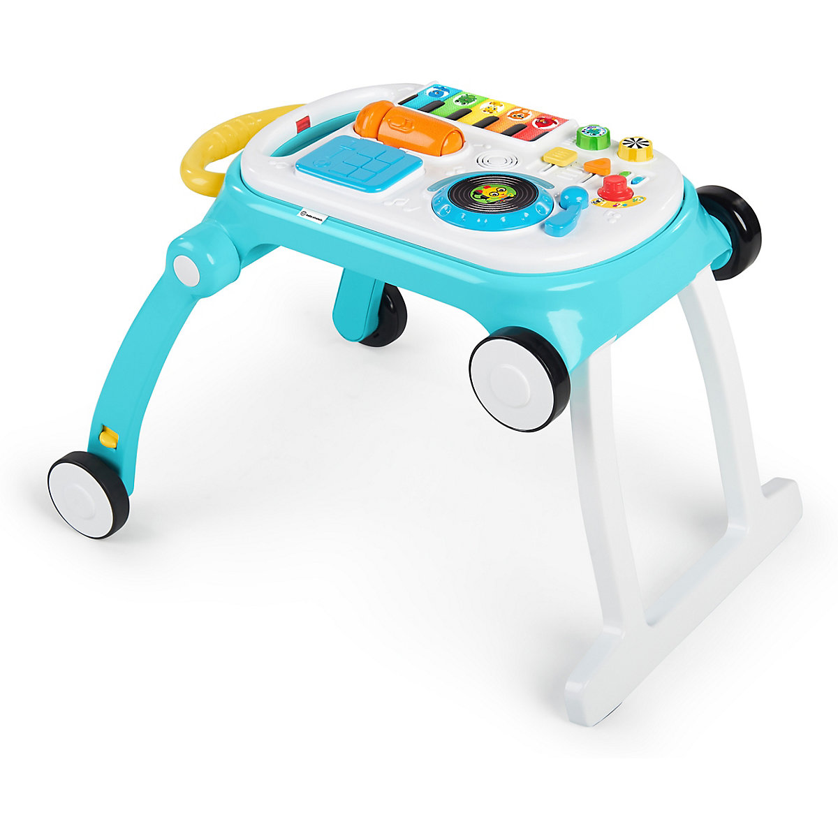 Baby Einstein, Musical Mix ‘N Roll 4-in-1 Lauflernhilfe und Spieltisch mit Musik, Lichtern, abnehmbarer Spielstation und vielem mehr, mehrfarbig