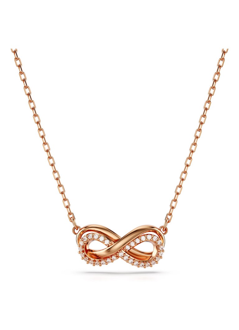 Gold-plated Swarovski Hyperbola necklace