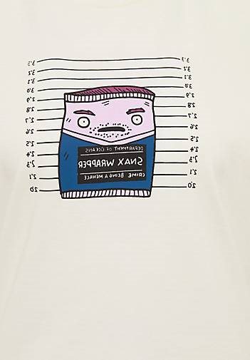 SOMWR T-Shirt T-Shirt With Snax Wrapper Print