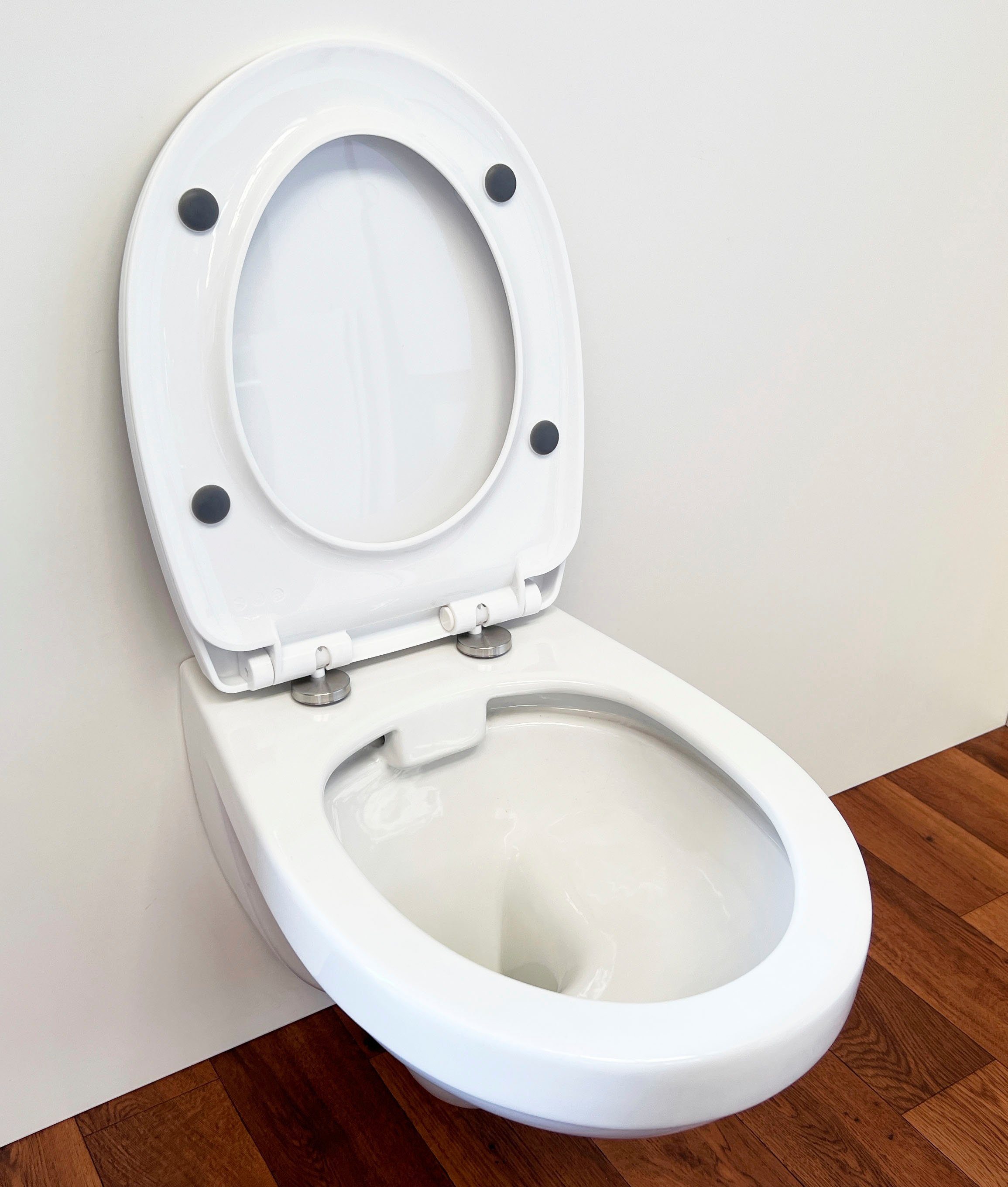 ADOB WC-Sitz Schiefer, mit Absenkautomatik, zur Reinigung abnehmbar