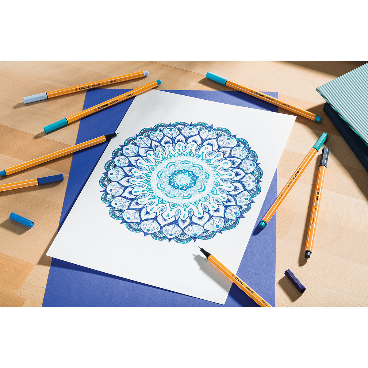 Fineliner point 88, 8 Farben