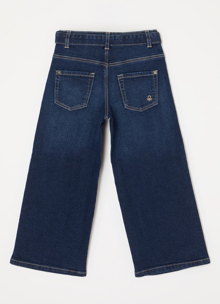Benetton Wide leg jeans with tie belt