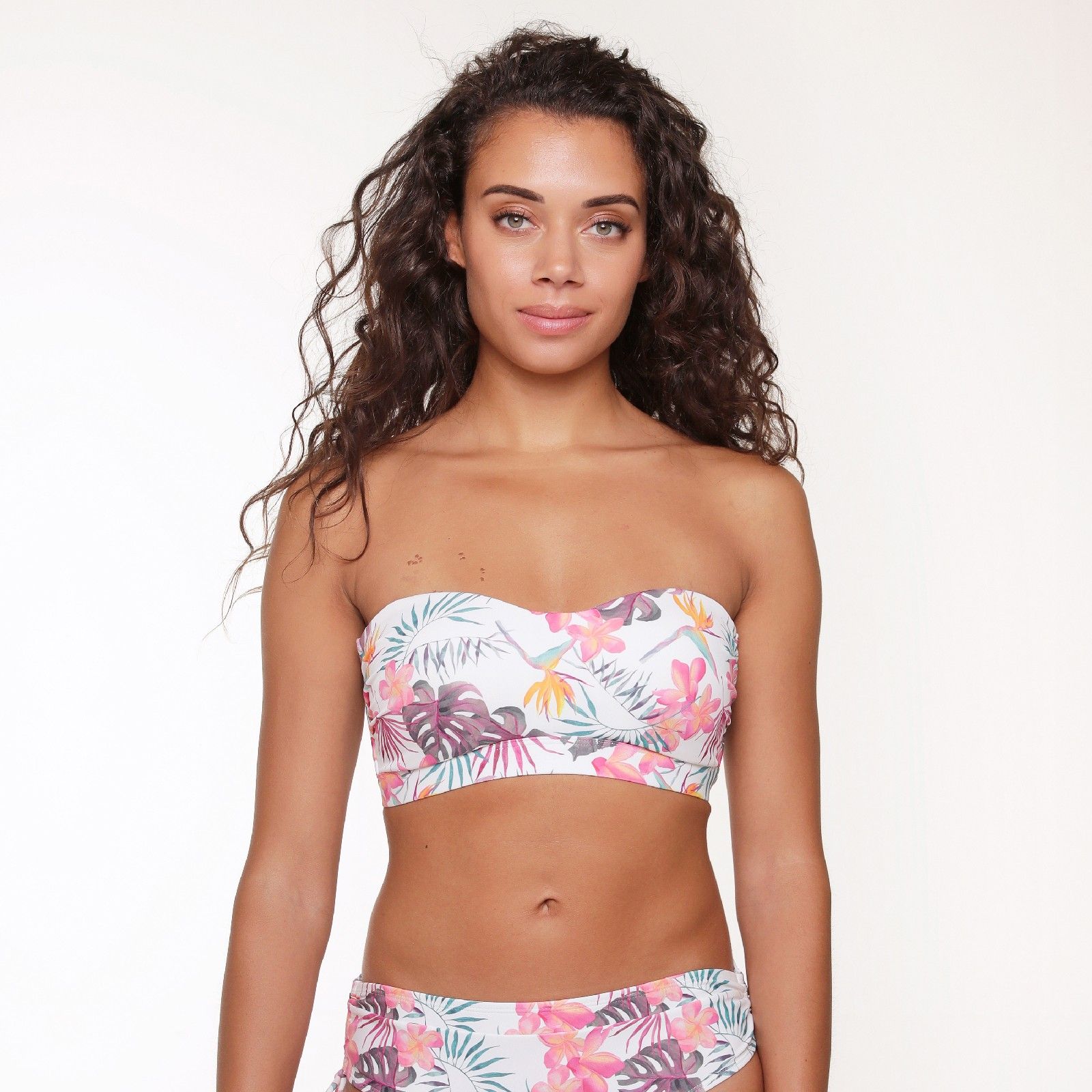 LingaDore 6514BB Tropical Print Bandeau Bikini Oberteil