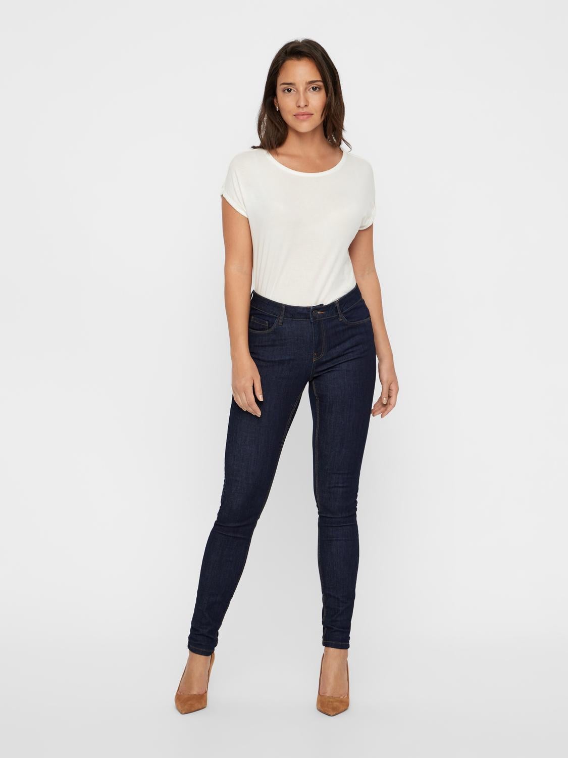 VMSEVEN Mid Rise Slim Fit Jeans