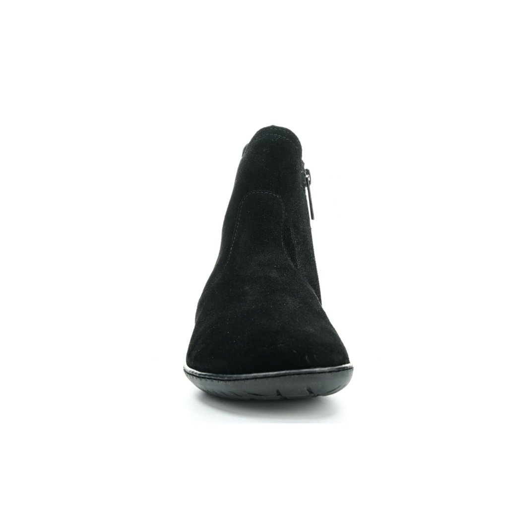 Groundies Camden Mid Black schwarze Chelsea-Barfußschuhe