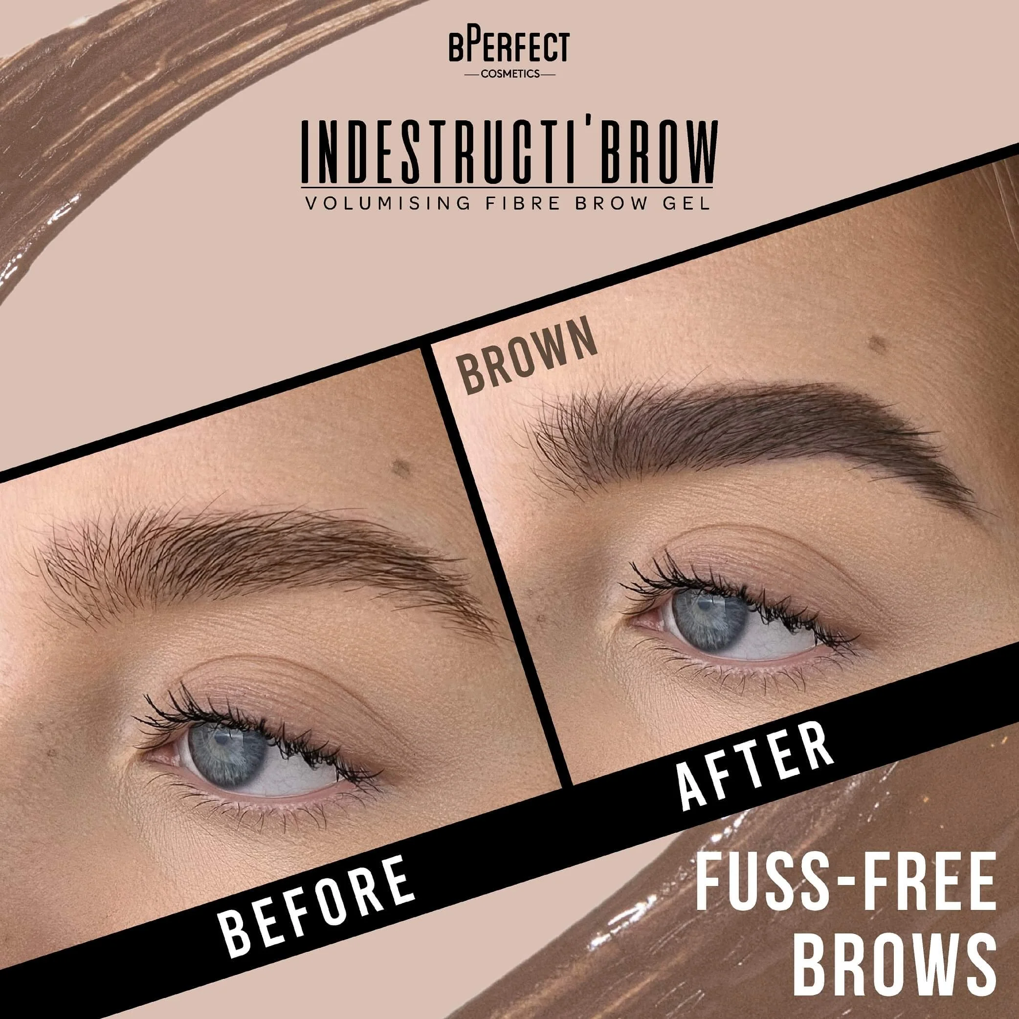 Indestructi'Brow - Kulmakuitugeeliripsiväri - Ripsiväri