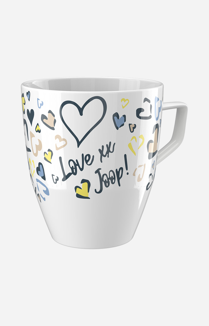 JOOP! DINING GLAMOUR VALENTINES 2022 COLLECTOR’S MUG in Weiß-Multicolour - im JOOP!