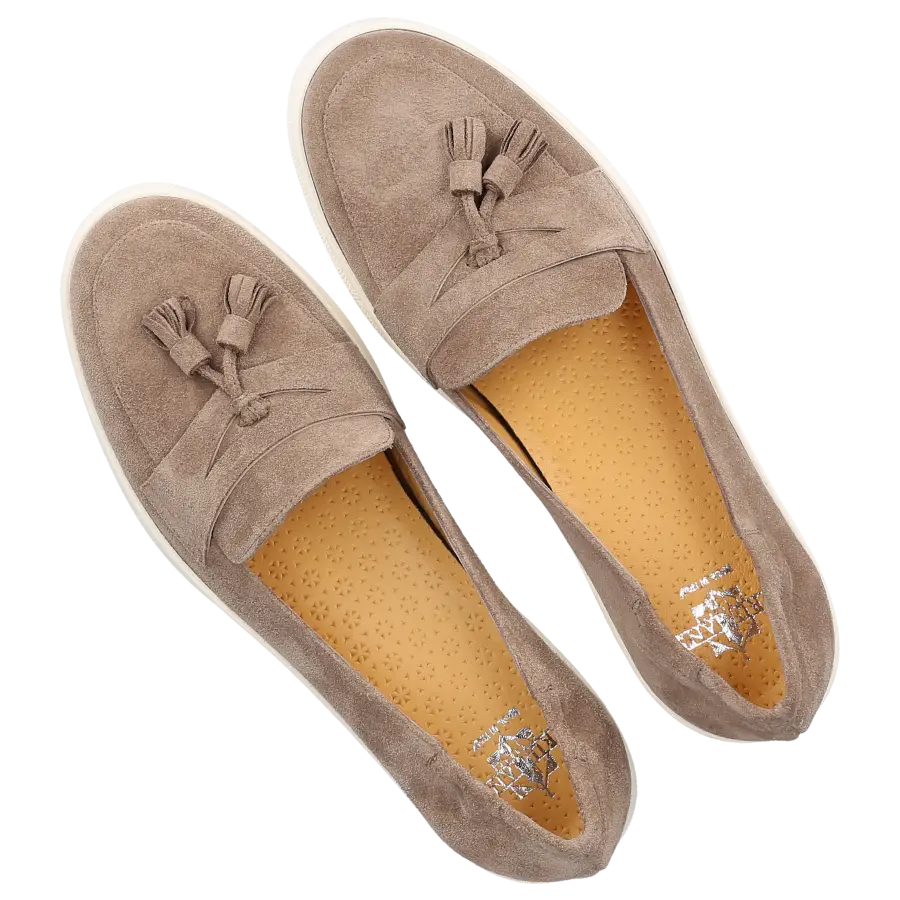 Truman's - Slip Ons 9701 Veloursleder - grau